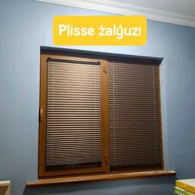 Plisse žalýuz jalýuz zalyuz