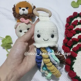 Вязаные погремушки