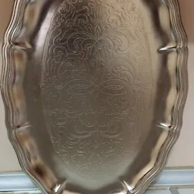 Поднос мельхиор СССР