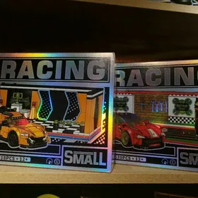 Лего машинка с гаражом