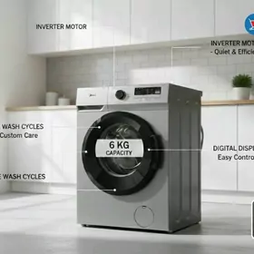 KREDIT KIR MASYN MIDEA 6KG