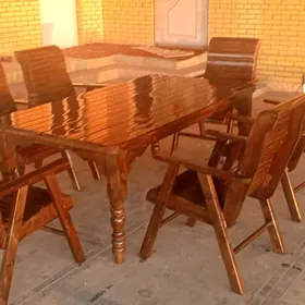 Агач стол стулья