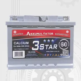 Akkumulyator ⭕️ 3star 12v60ah