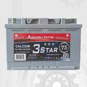 Akkumulyator ⭕️ 3star 12v75ah