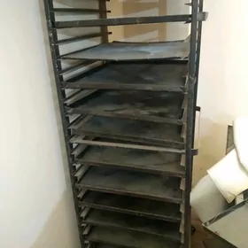 тележка с листами 14шт,для жар