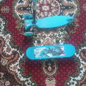 скейт и самокат