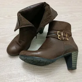 сапожки кожаные