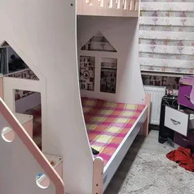 Детский кровать двухъярусная