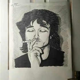 рисунок Виктора цоя