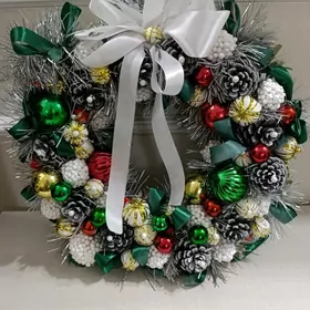Венки  новогодние