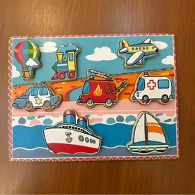 деревянный  пазл