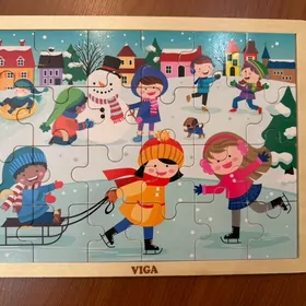 деревянный пазл Viga