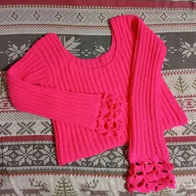 кофта вязание ручной
