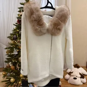 Шубка  из алькантары