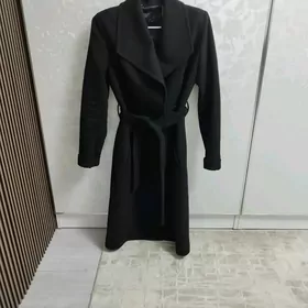 Пальто чёрное