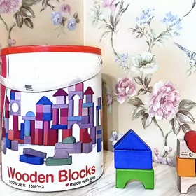 кубики деревянные