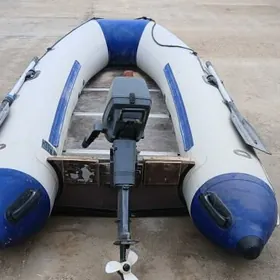 лодка с мотором ямаха 3