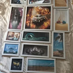 Картины с рэтромобилями