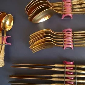 набор вилок и ложек стариный