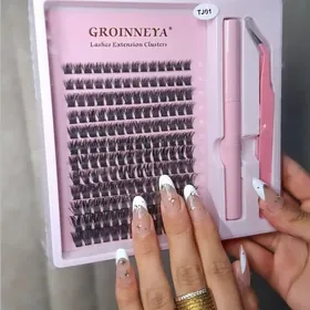 набор пучковых ресниц 