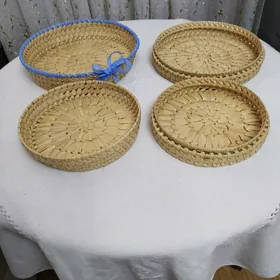 корзиночки плетёные 4шт