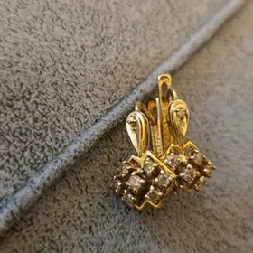 серёжки золото