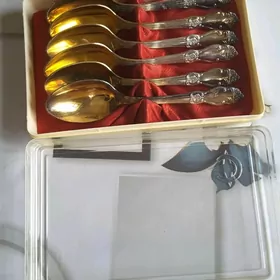 Чайные ложки мельхиор