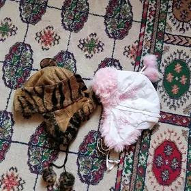 шапки-ушанки для девочек