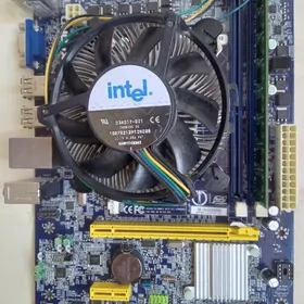 Материнка i3 в сборе