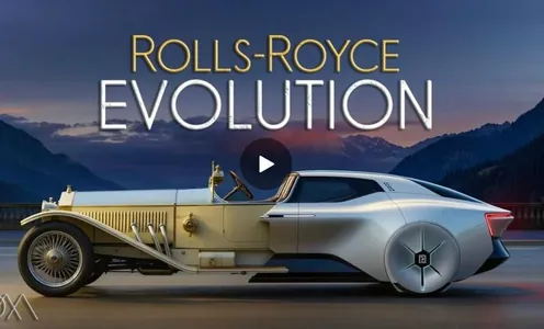 Все 128 лет истории эволюции Rolls-Royce вместили в четырёхминутное видео