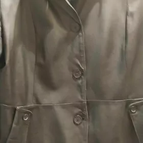 Коженнаый пиджак