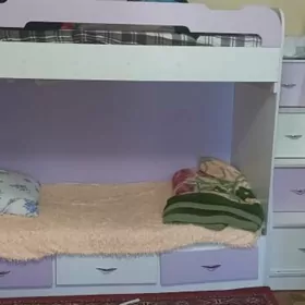 2 etaj krowat, abat yagdayda