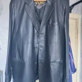 кожаный пиджак