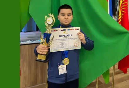 Türkmenistanly mekdep okuwçysy Almatyda geçirilen AMAKids olimpiadasynda ýeňiji boldy