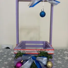 Корзина новогодняя