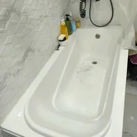 б/у пластмассовая ванна