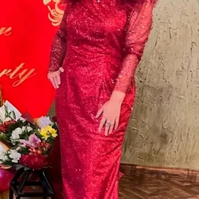 gyzyl manetka koynek