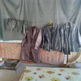 кожа курткалар