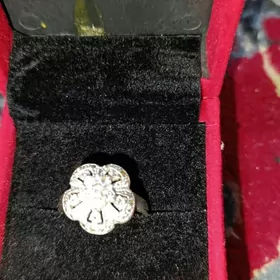 кольцо серебро