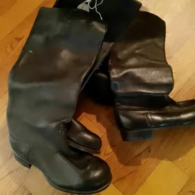сапоги муж чисто кожан