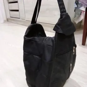 кожаный рюкзак