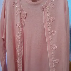 кофта с безрукавкой