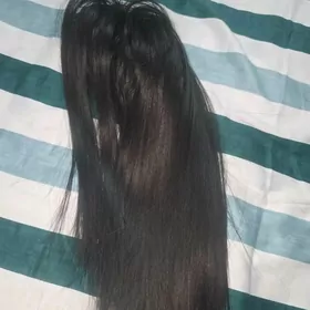 хвост на заколке