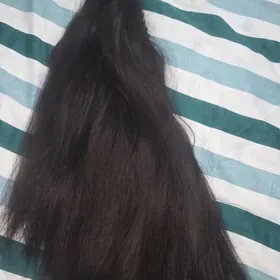 хвост на заколке