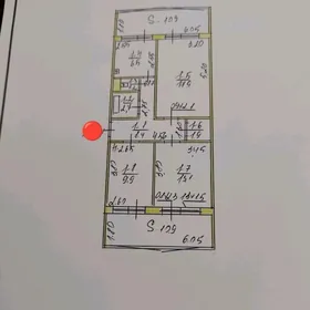 2 этаж 3 ком 84 м²