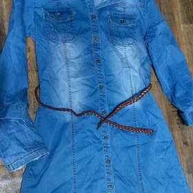 Джинсовая Туника 42 размер