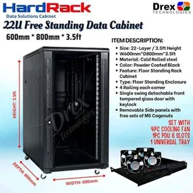 Rack Cabina 22U