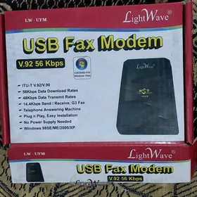 USB Fax Modem. V.92 56 Kbps.