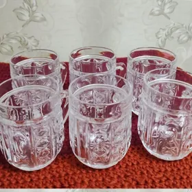 бокалы хрусталь с  ручкой