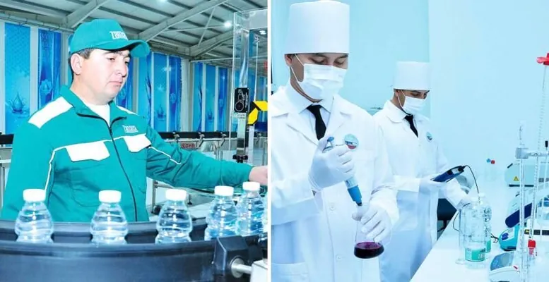 В Геоктепинском этрапе открыли новый завод по очистке воды